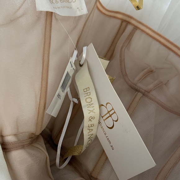 Bronx and Banco White Strapless Wedding Dress - Picture 7 of 10